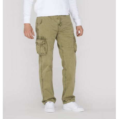 Kalhoty JET PANT Alpha Industries LIGHT OLIVE