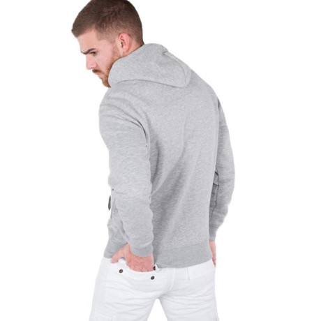 Mikina BASIC HOODY Alpha Industries, OLIVE