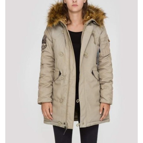 Dámská bunda EXPLORER Wmn. Alpha Industries  BURGUNDY