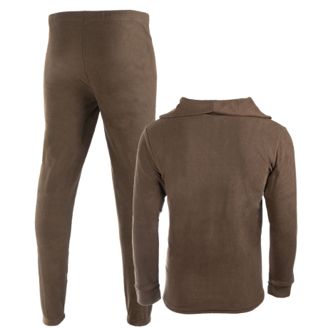Spodní komplet THERMOFLEECE na zip OLIV S-XXL