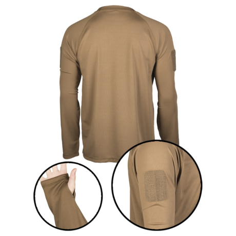 Tričko dlouhý rukáv oliv S-XXL