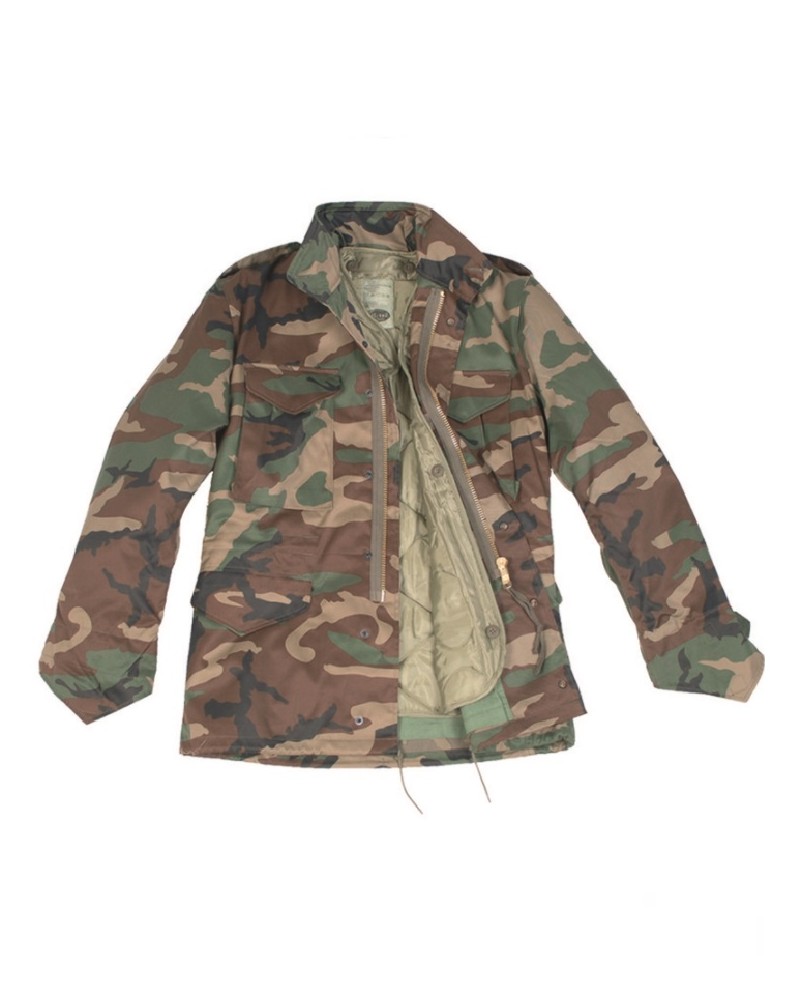 US Polní bunda M65 s vložkou WOODLAND