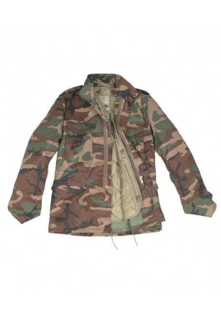 US Polní bunda M65 s vložkou WOODLAND