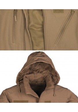 Bunda softshell SCU 14 MULTITARN® DARK COYOTE