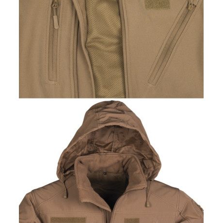 Bunda softshell SCU 14 MULTITARN® DARK COYOTE