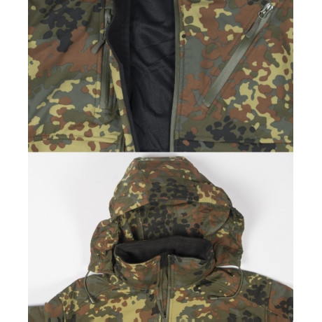 Bunda softshell SCU 14 MULTITARN® FLECKTARN
