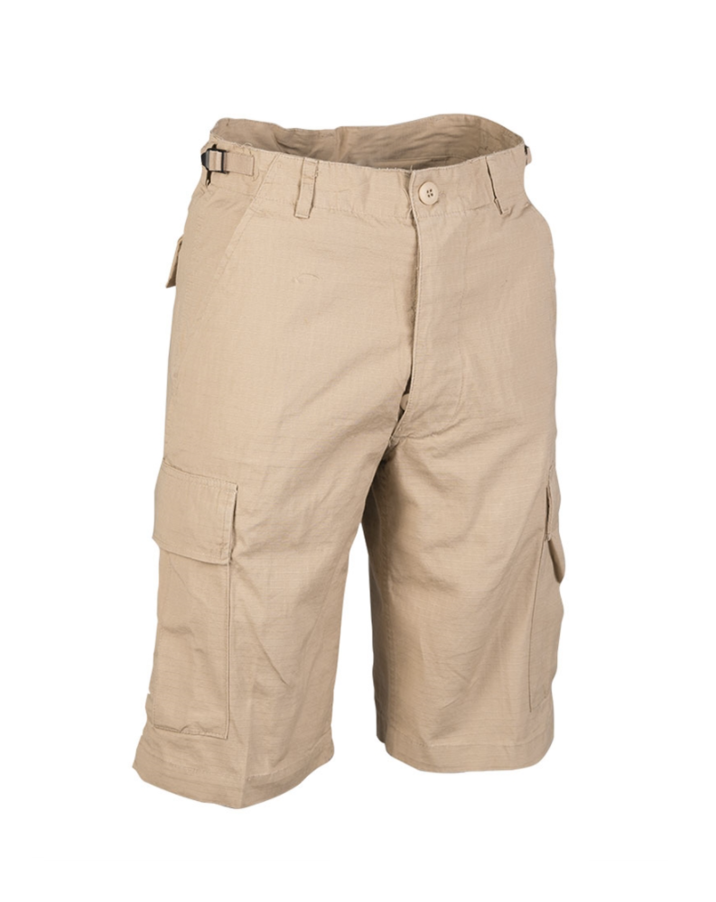 US Kraťasy BDU RIPSTOP předeprané KHAKI US Kraťasy BDU RIPSTOP předeprané KHAKI