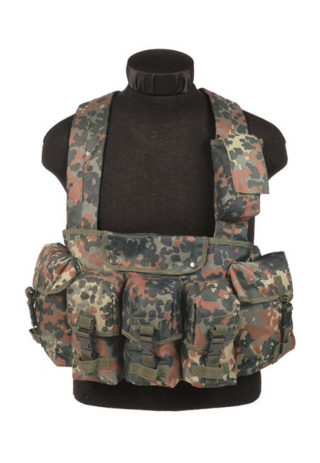 Nosné řemení CHEST RIG 6-kapes FLECKTARN