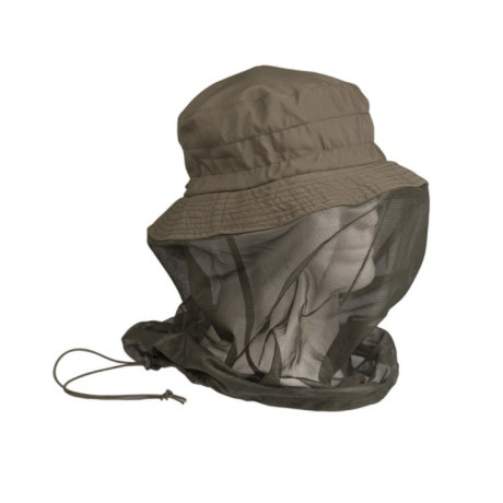 KLOBOUK SKLÁDACÍ S MOSKYTIÉROU OLIVOVÝ