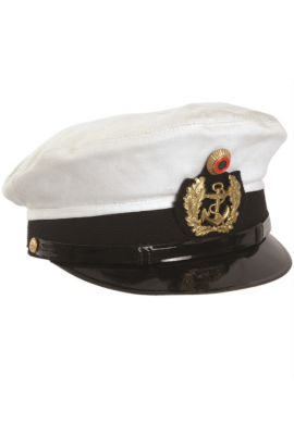 BW kapitánská námořnická čepice