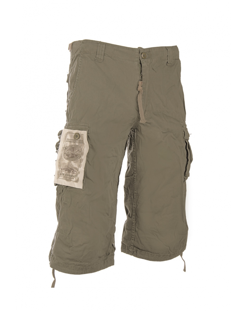 Kraťasy 3/4 AIR COMBAT předeprané KHAKI Kraťasy 3/4 AIR COMBAT předeprané KHAKI