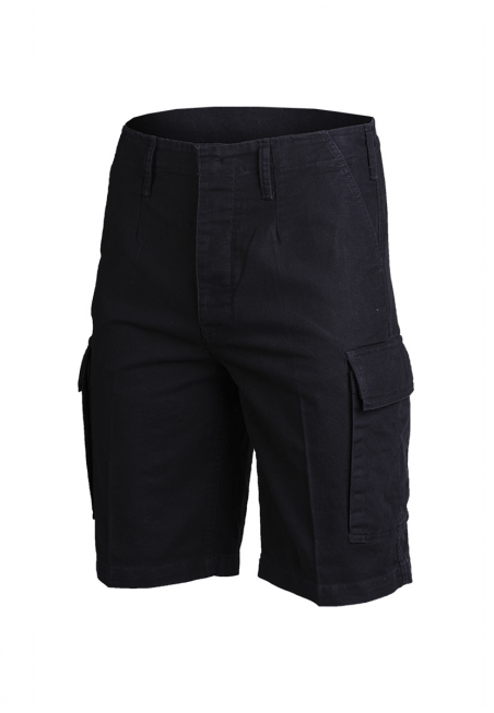 Kraťasy BW moleskin předeprané ČERNÉ