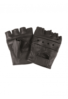 Rukavice BIKER kožené bezprsté