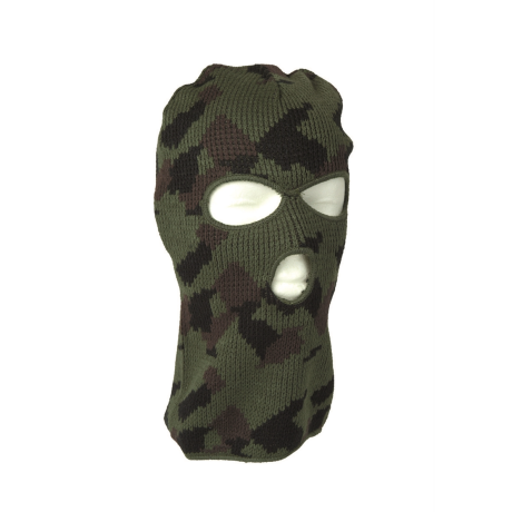 Kukla BALACLAVA 3-díry OLIV