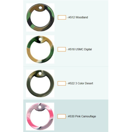 US dog tags tišítka na psí známky set silikon