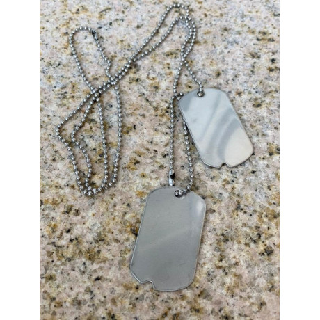 US Dog Tags psí známky set s ražbou
