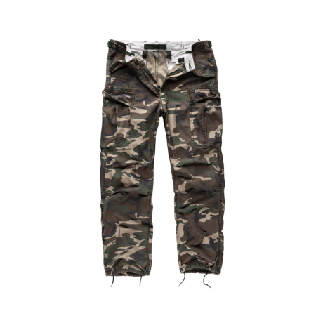 Kalhoty M65 VINTAGE FATIGUES WOODLAND