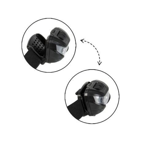 SVÍTILNA ČELOVÁ MIL-TEC® (CREE XPE) ČERNÁ