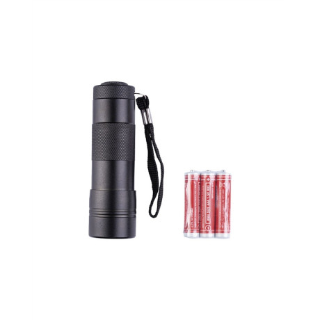 Štábní baterka 12 LED (3AAA) černá