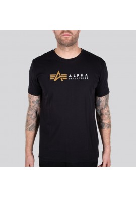 Tričko ALPHA LABEL T Alpha Industries Černé