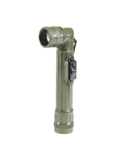 US-Style Medium-Size Elbow Flashlight (2 C) LED, Olive Green