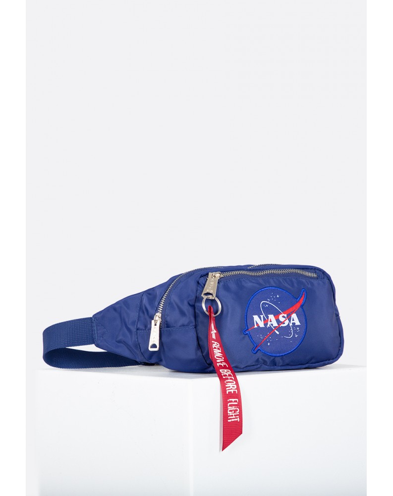Ledvinka NASA WAIST BAG Alpha Industries Rep.blue