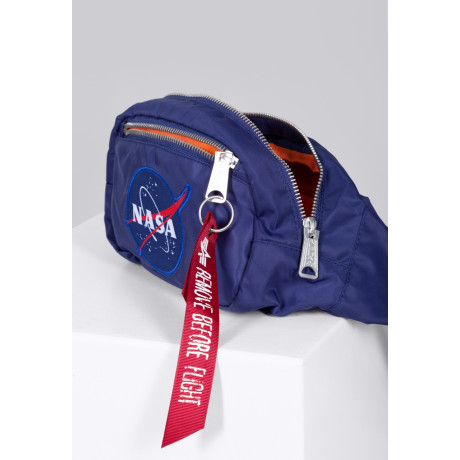 Ledvinka NASA WAIST BAG Alpha Industries Rep.blue