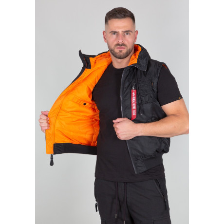 copy of Alpha Industries HOODED MA-1 VEST Sage green