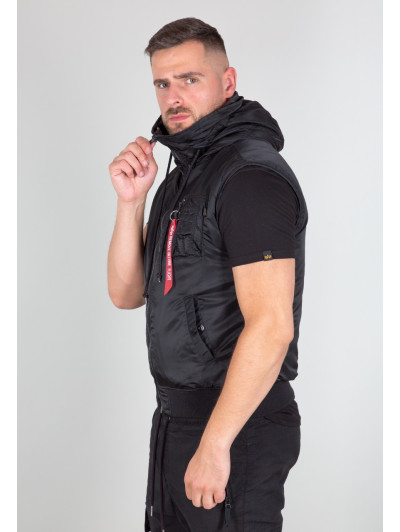 copy of Alpha Industries HOODED MA-1 VEST Sage green