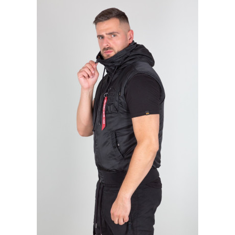 copy of Alpha Industries HOODED MA-1 VEST Sage green