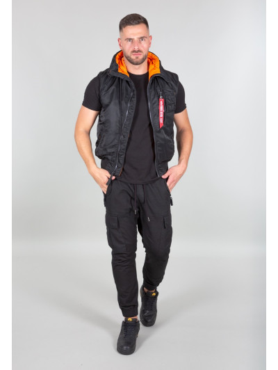 copy of Alpha Industries HOODED MA-1 VEST Sage green