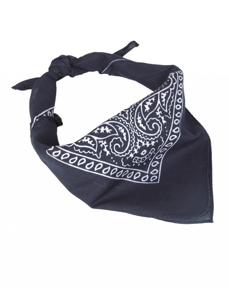 Westernový šátek BANDANA modrý