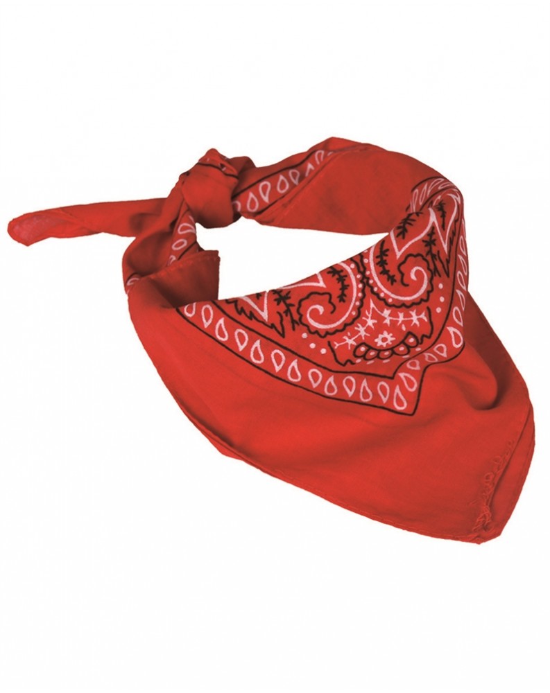 Westernový šátek BANDANA červený
