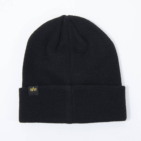 Čepice Alpha Industries CREW BEANIE černá