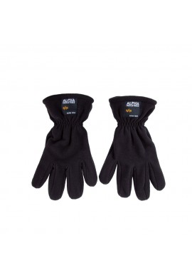 Alpha Industries rukavice LABEL FLEECE GLOVES černé