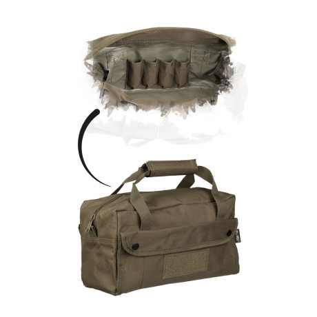 Příruční taška malá 600D polyester oliv 30x15x12,5