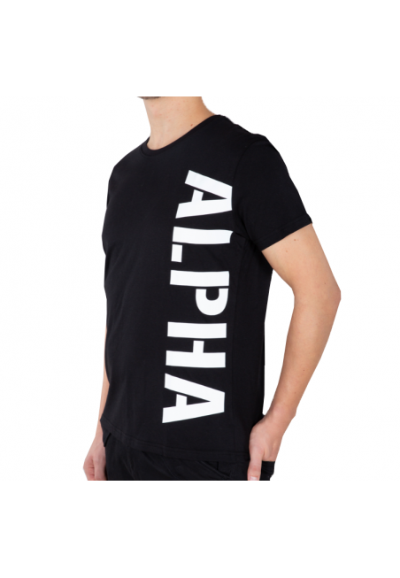 Tričko Alpha Industries SIDE PRINT T černé