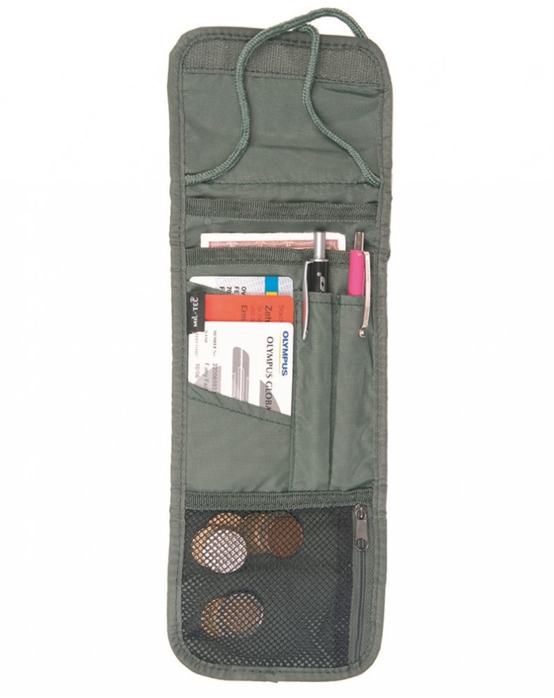 Náprsní kapsa peněženka MIL-TEC® 115x125 cm olivová