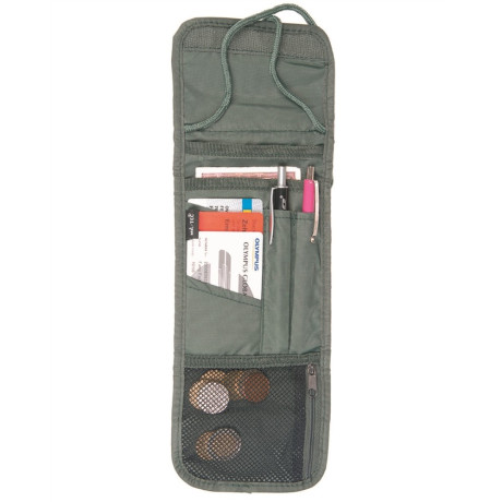 Náprsní kapsa peněženka černá