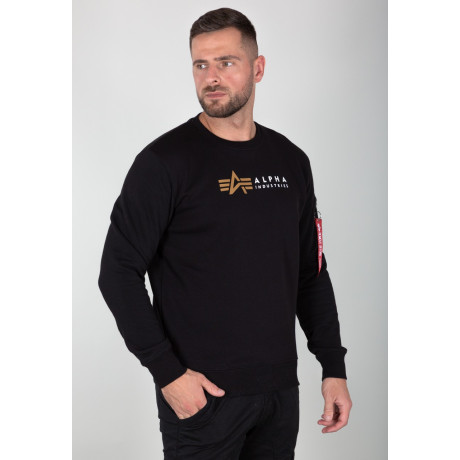 copy of Mikina Alpha Industries ALPHA LABEL SWEATER Repl. blue