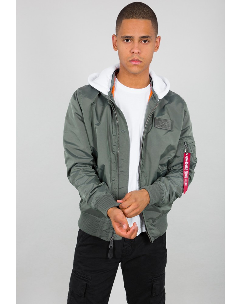 Bunda MA-1 TT HOOD Alpha Industries VINTAGE GREEN Bunda MA-1 TT HOOD Alpha Industries VINTAGE GREEN