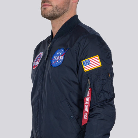 Bunda Alpha Industries MA-1 TT NASA REVERSIBLE II Repl.blue