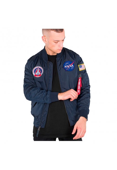 Bunda Alpha Industries MA-1 TT NASA REVERSIBLE II Repl.blue