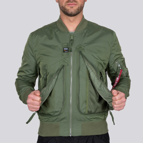 Bunda Alpha Industries MA-1 AERONAUT Sage green