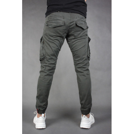 Kalhoty Alpha Industries SPY PANT Greyblack / Šedočerné