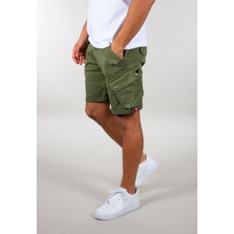 Kraťasy Alpha Industries COMBAT SHORT Dark olive