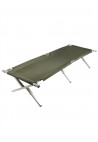 US skládací lehátko 200x75x45 cm oliv