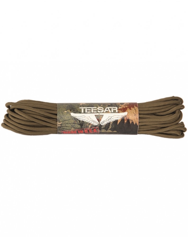 US padáková šňůra TEESAR® PARACORD 30m Coyote