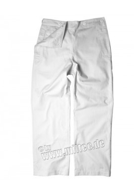 BW námoř. Kalhoty padací most bílé 48-60