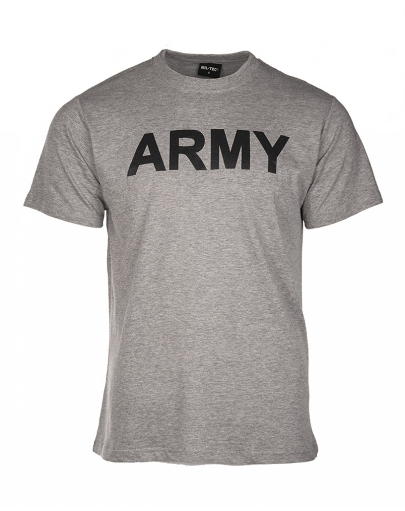 TRIČKO s potiskem "ARMY" Šedé TRIČKO s potiskem "ARMY" Šedé